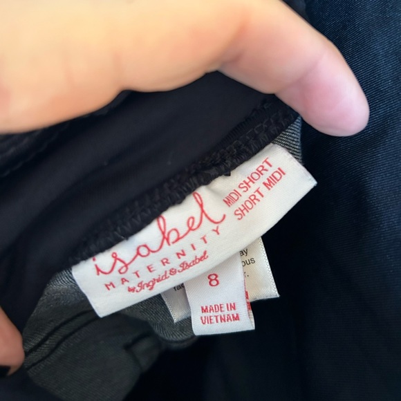 Maternity Midi Shorts - Picture 3 of 3